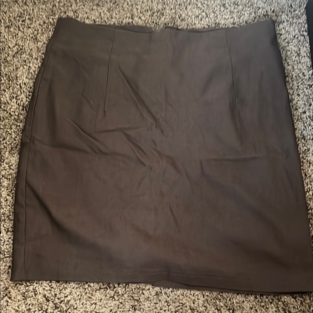 Brown Mini Pencil Skirt for Cocktail Occasions
